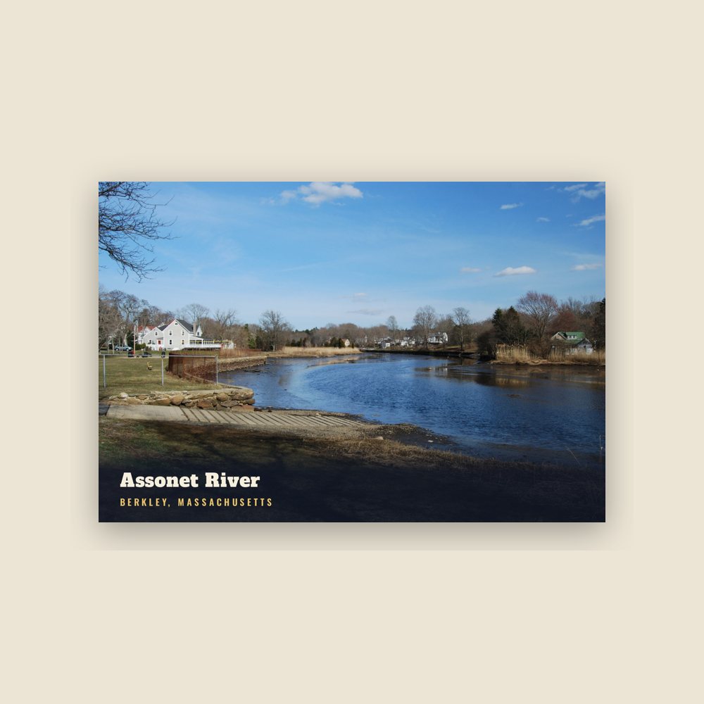 Berkley Assonet River Postcard