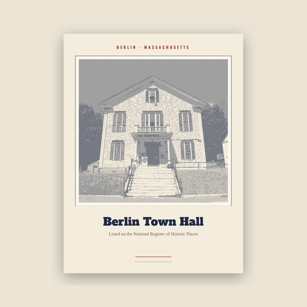 Berlin Berlin Town Hall Landmark Print