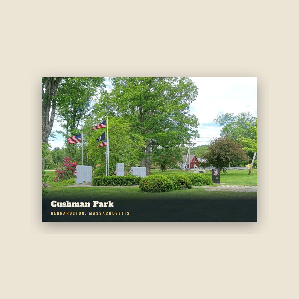 Bernardston Cushman Park Postcard