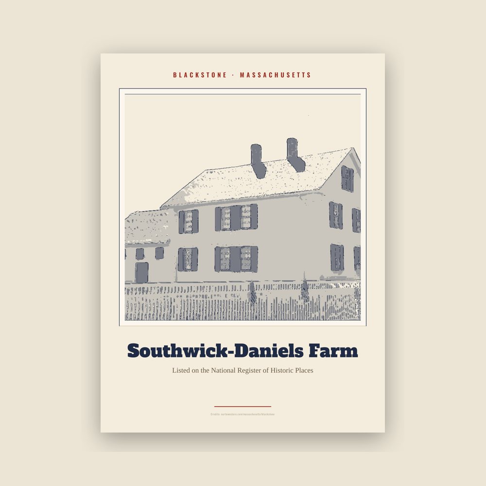Blackstone Southwick-Daniels Farm Landmark Print