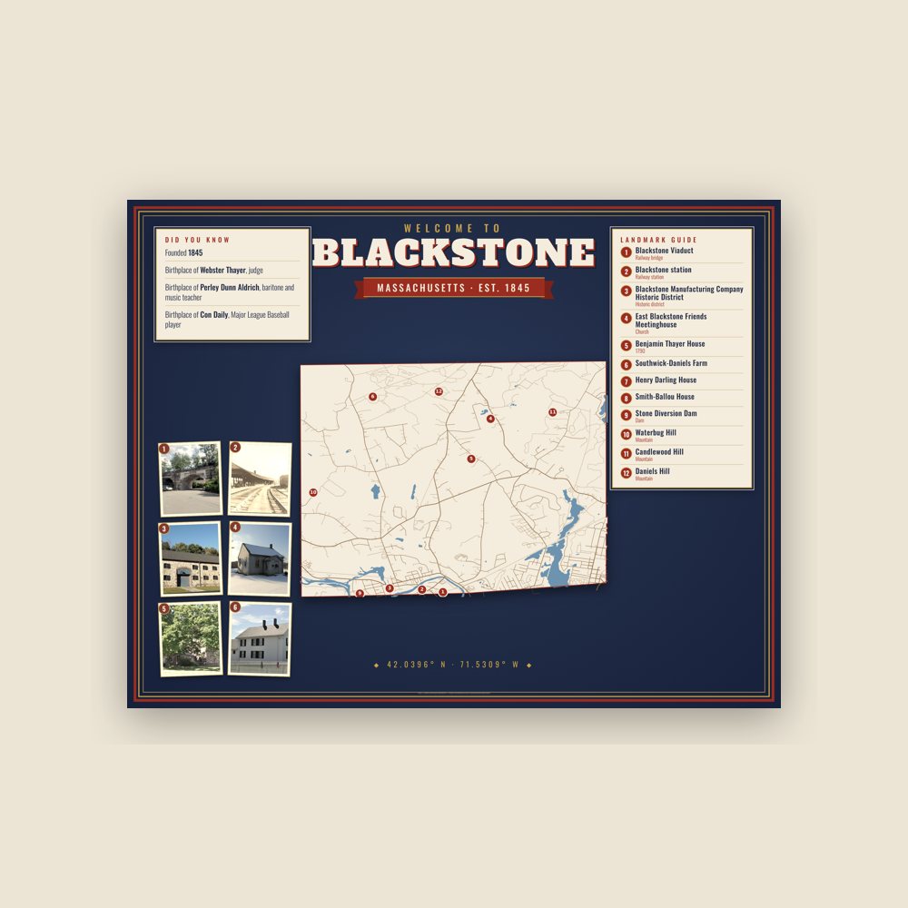 Blackstone Map Placemat