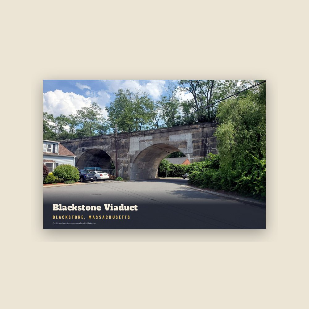 Blackstone Blackstone Viaduct Postcard