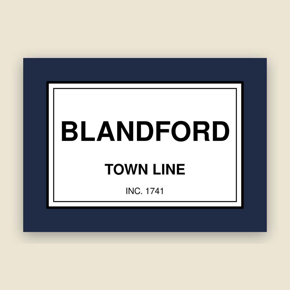Blandford Town Line Mug