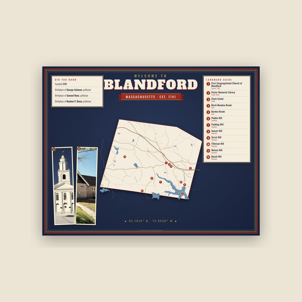 Blandford Map Placemat
