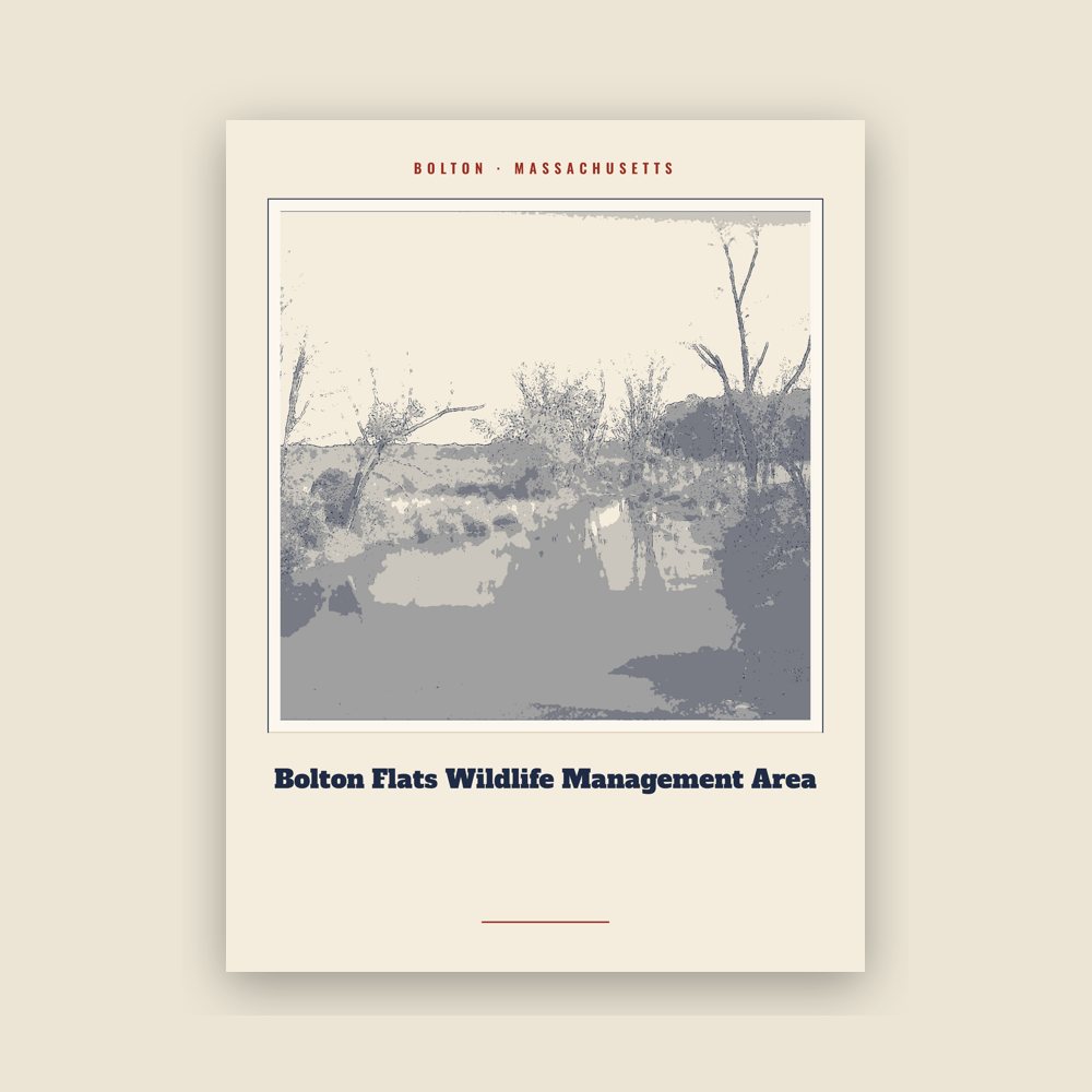Bolton Bolton Flats Wildlife Management Area Landmark Print