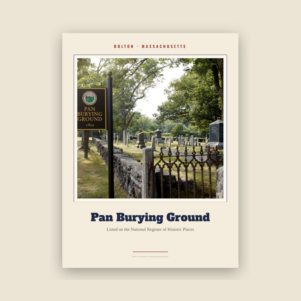 Bolton Pan Burying Ground Landmark Print
