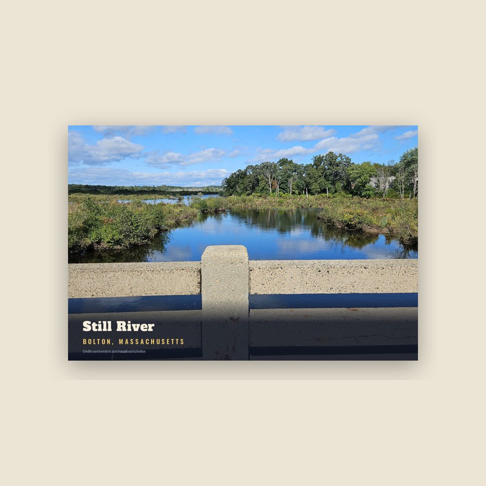 Bolton Still River Postcard