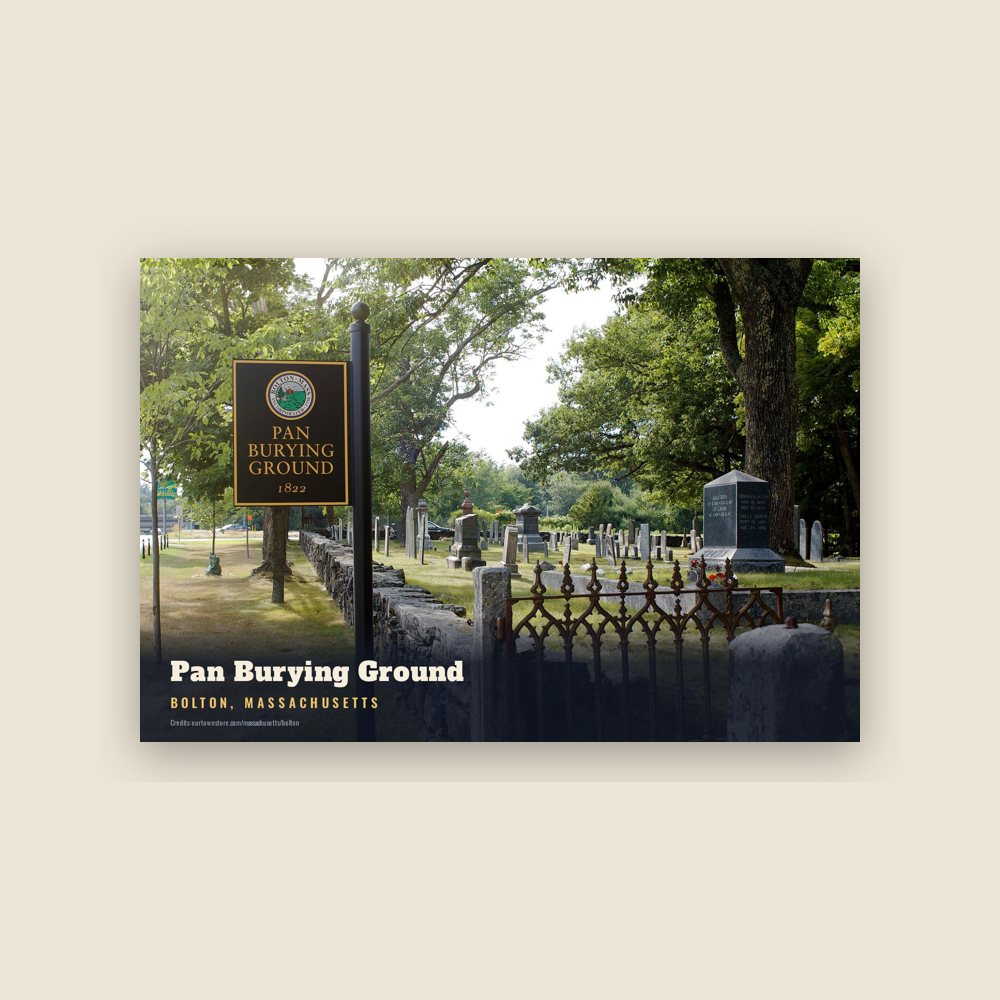 Bolton Pan Burying Ground Postcard