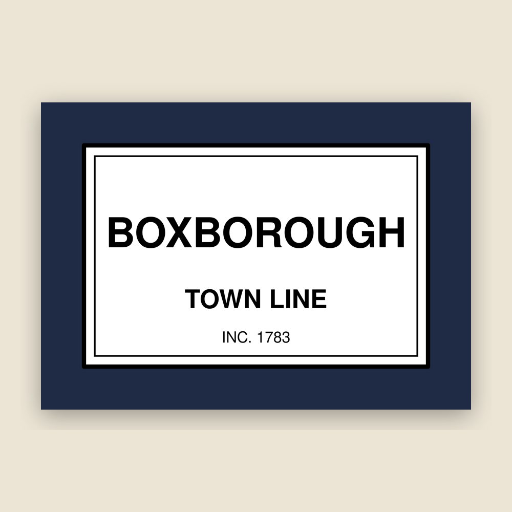 Boxborough Town Line Mug