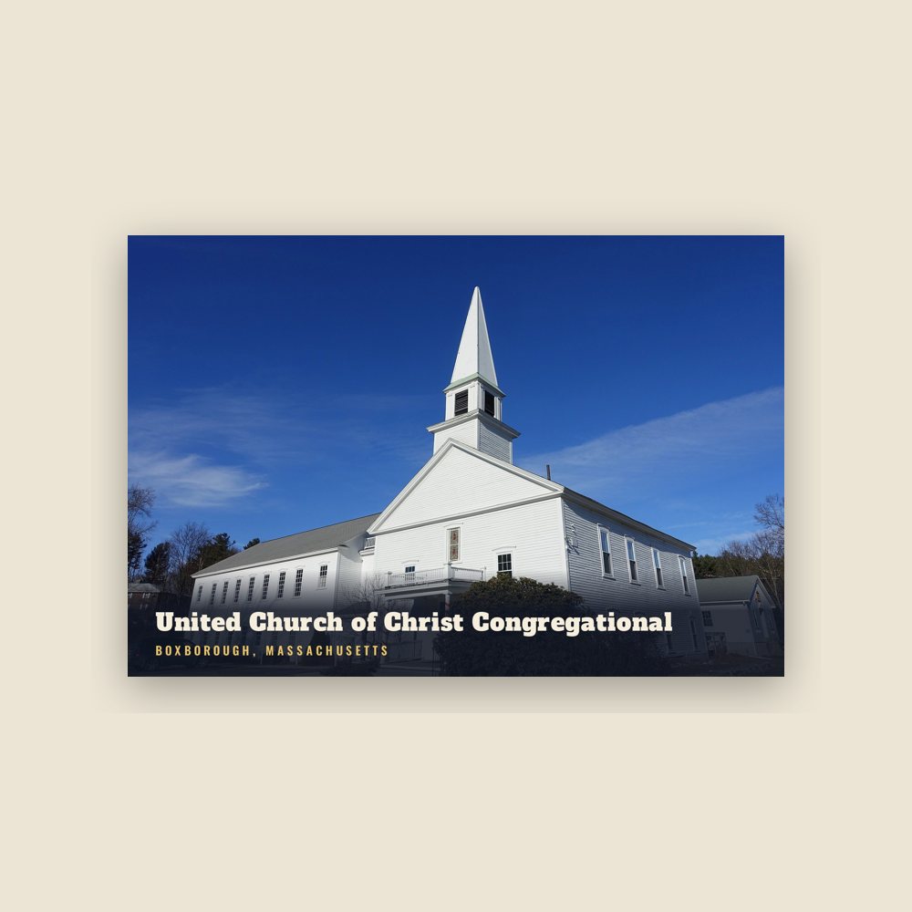 Boxborough United Church of Christ Congregational Postcard