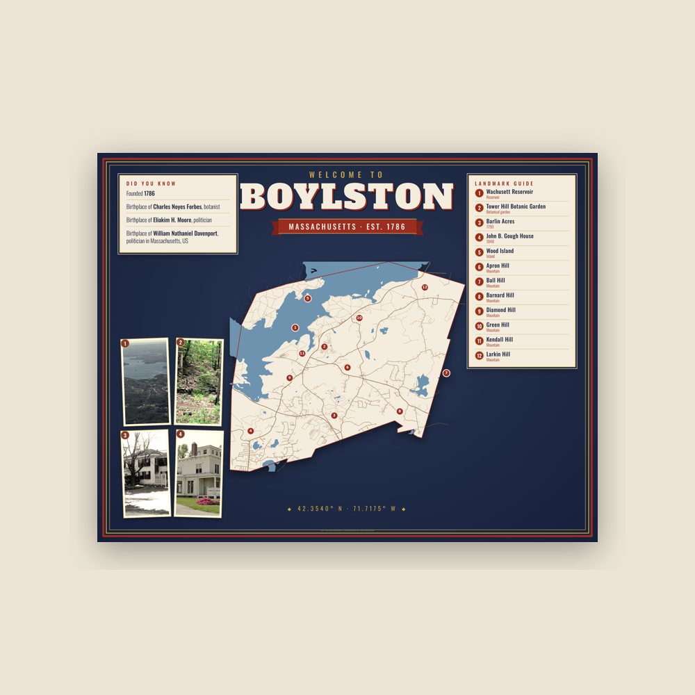 Boylston Map Placemat