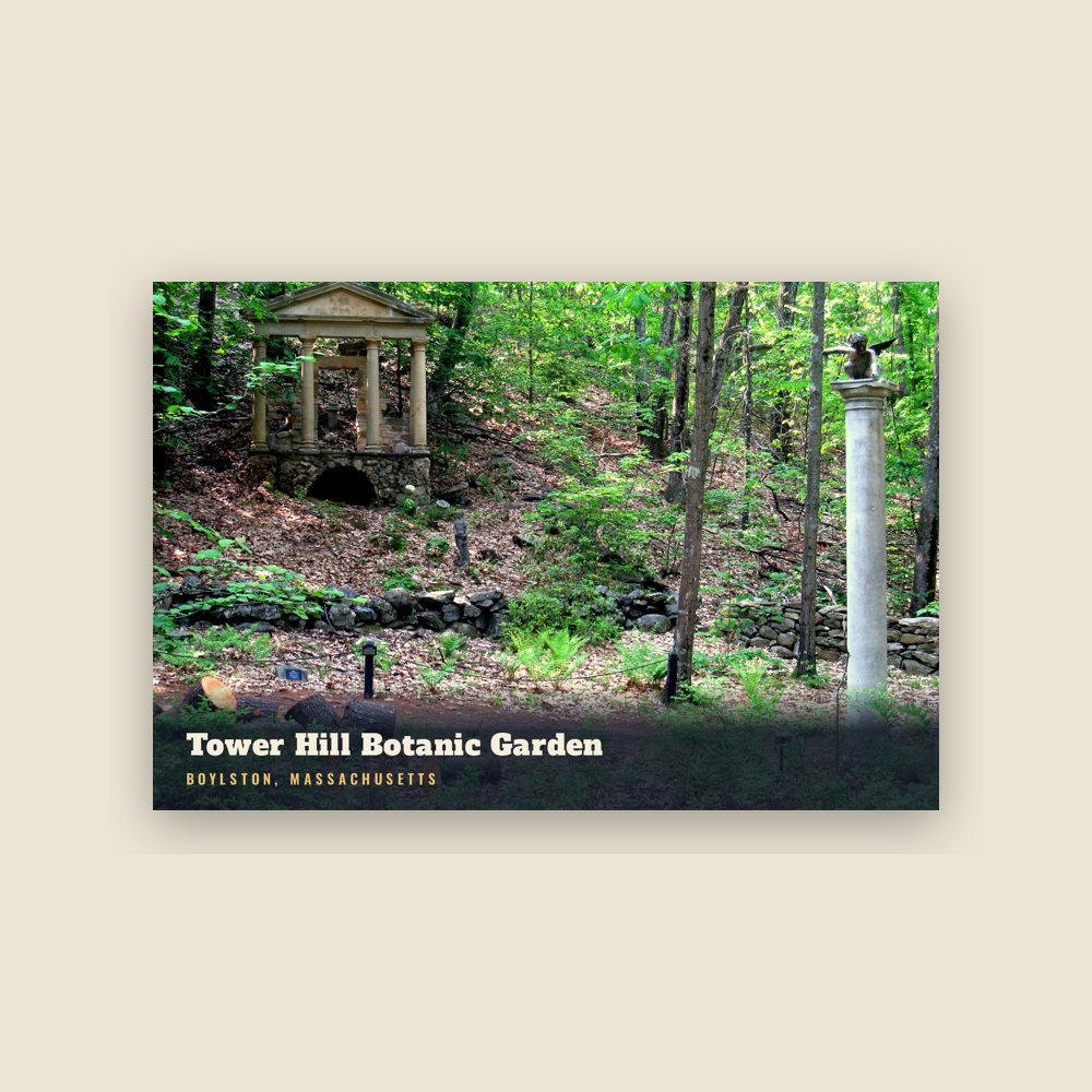 Boylston Tower Hill Botanic Garden Postcard