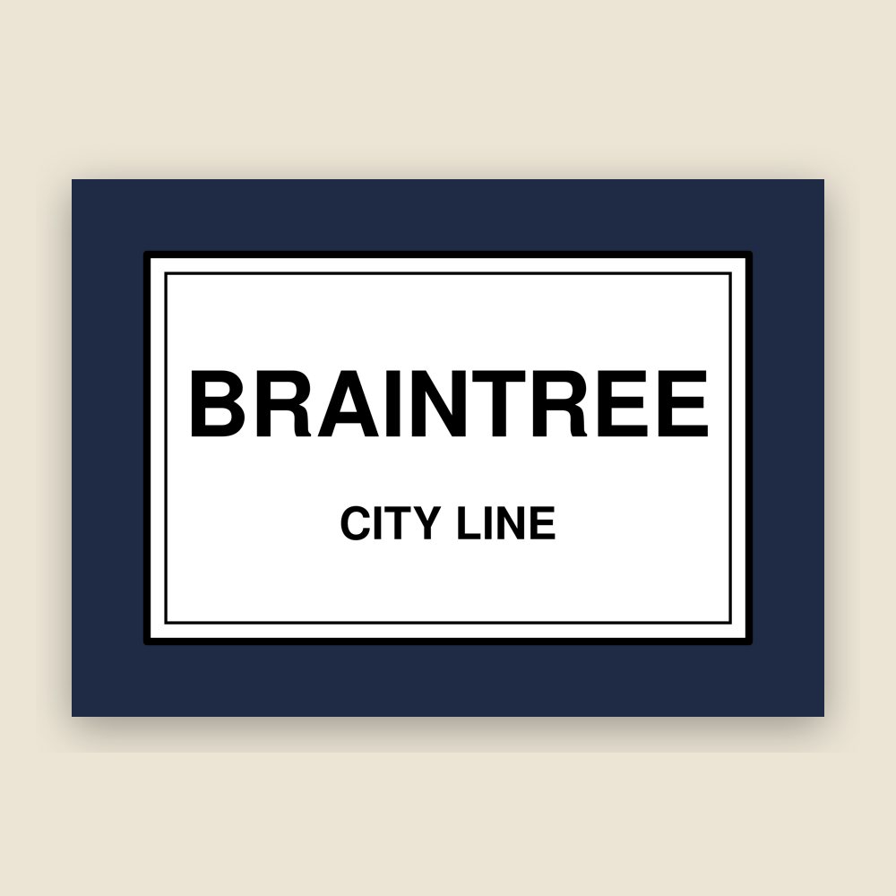 Braintree Town Line Mug
