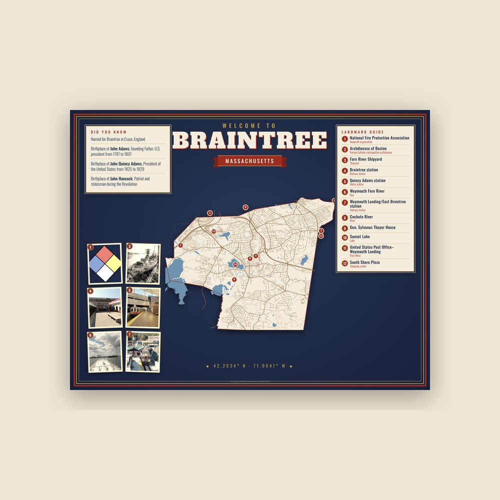 Braintree Map Placemat