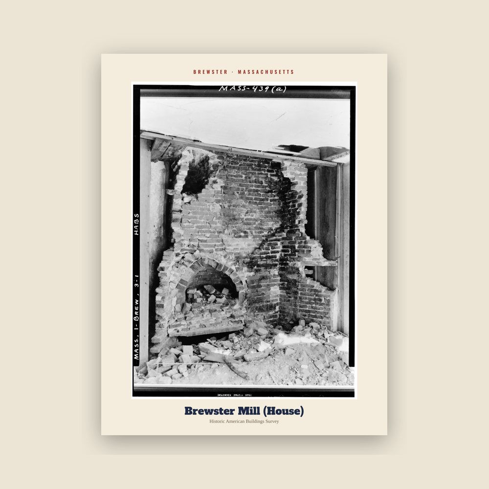 Brewster Brewster Mill (House) Archive Print