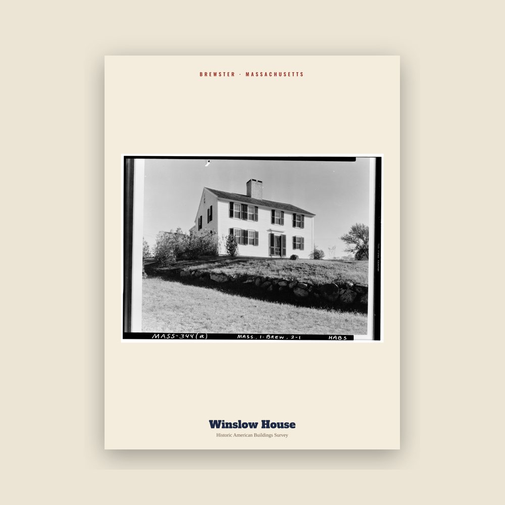Brewster Winslow House Archive Print