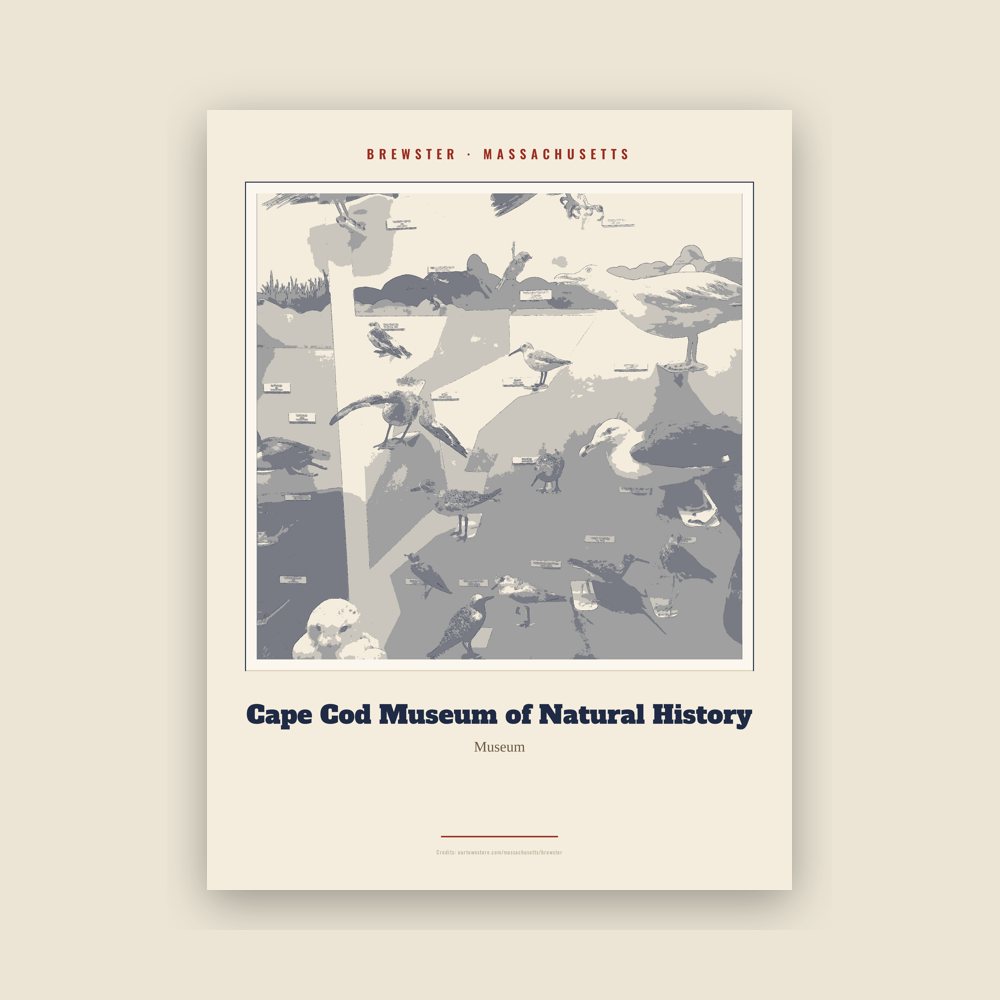 Brewster Cape Cod Museum of Natural History Landmark Print