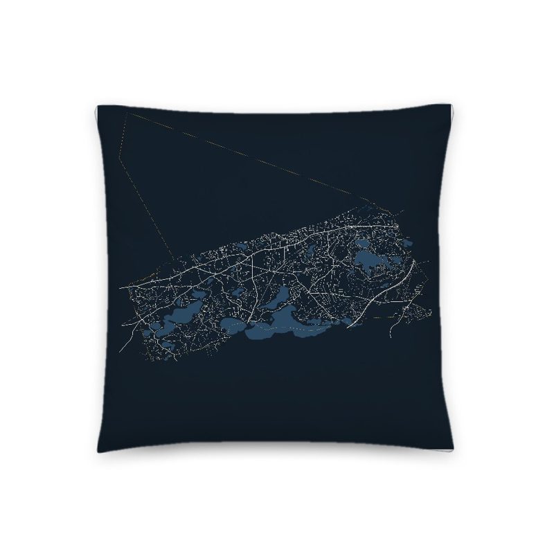 Brewster Map Throw Pillow