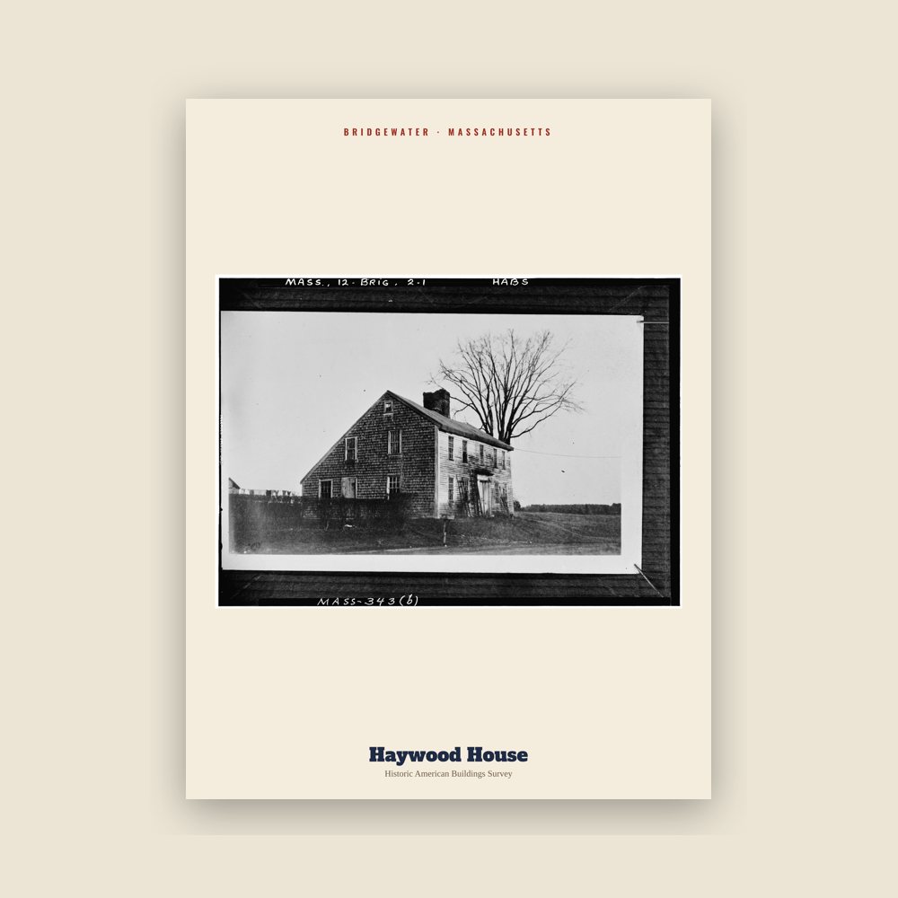 Bridgewater Haywood House Archive Print