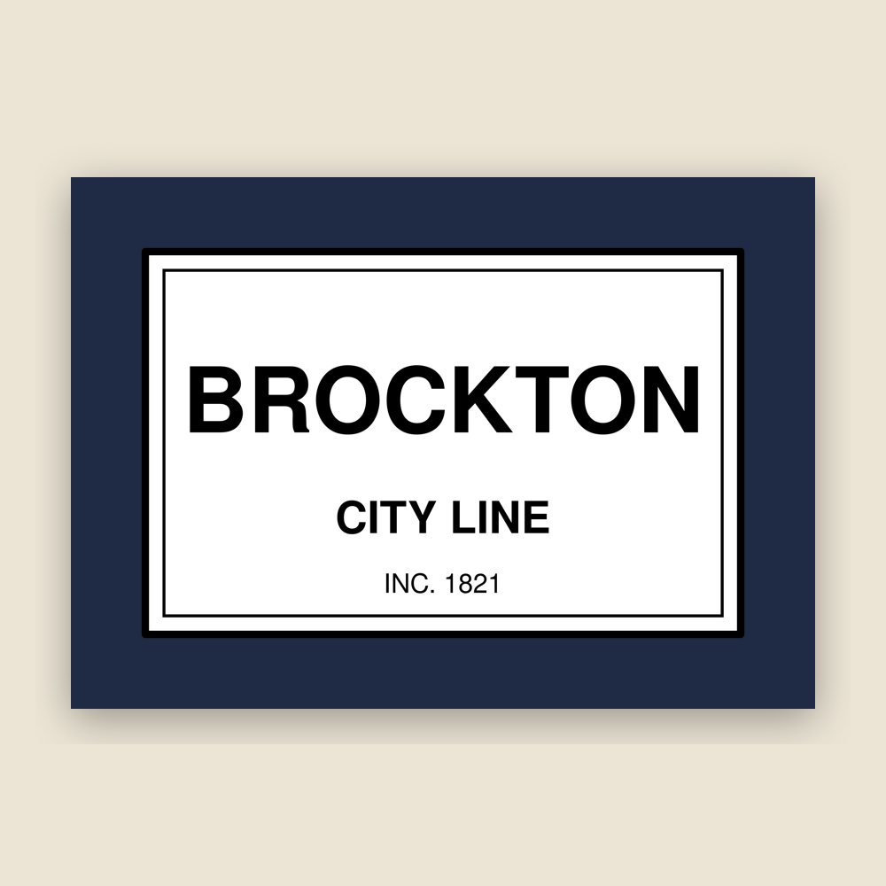 Brockton Town Line Mug