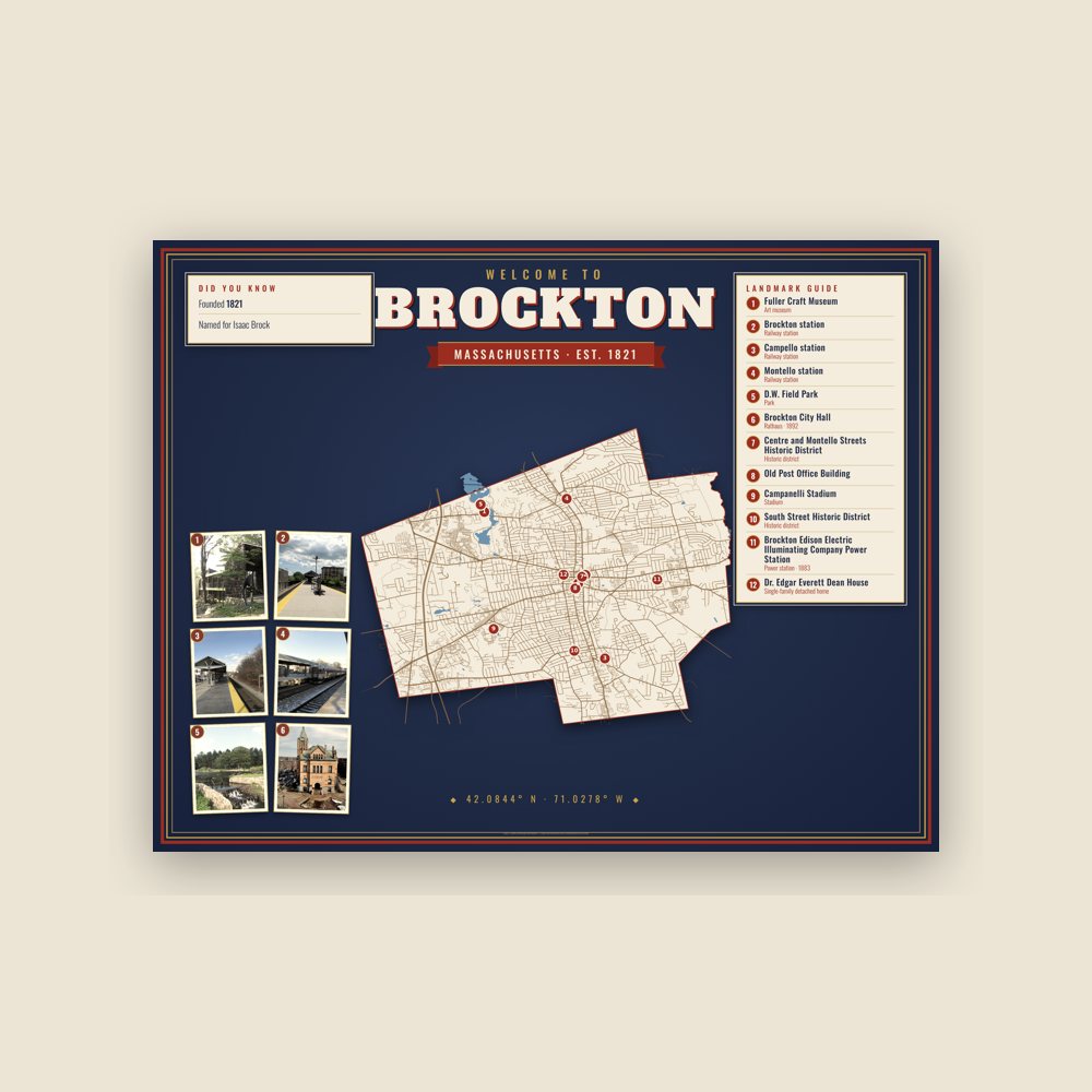 Brockton Map Placemat