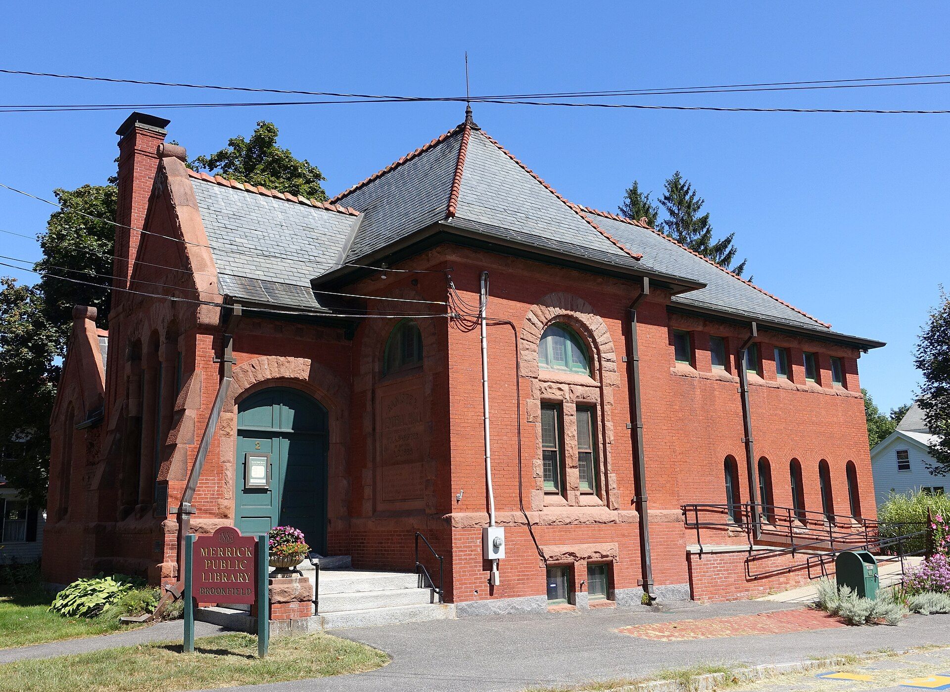 Merrick Public Library, Brookfield, Massachusetts