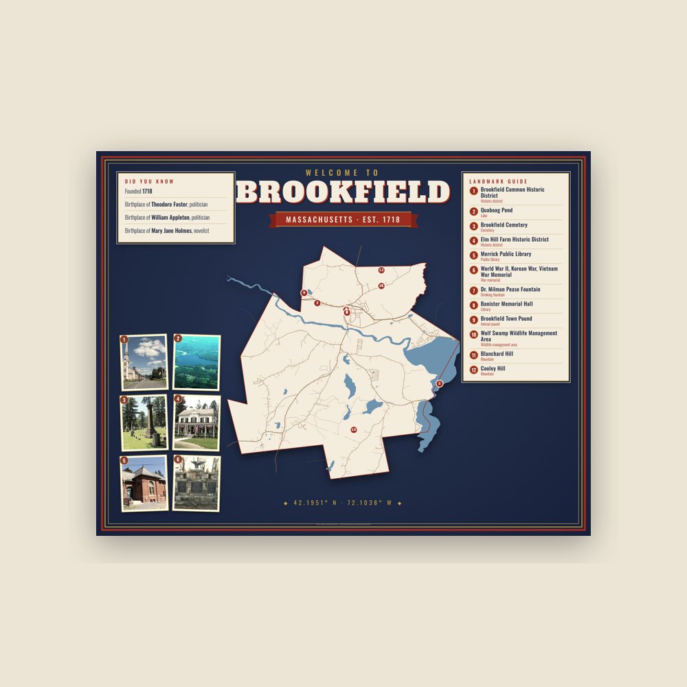 Brookfield Map Placemat