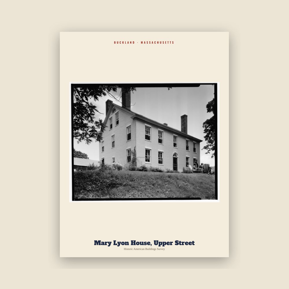 Buckland Mary Lyon House, Upper Street Archive Print