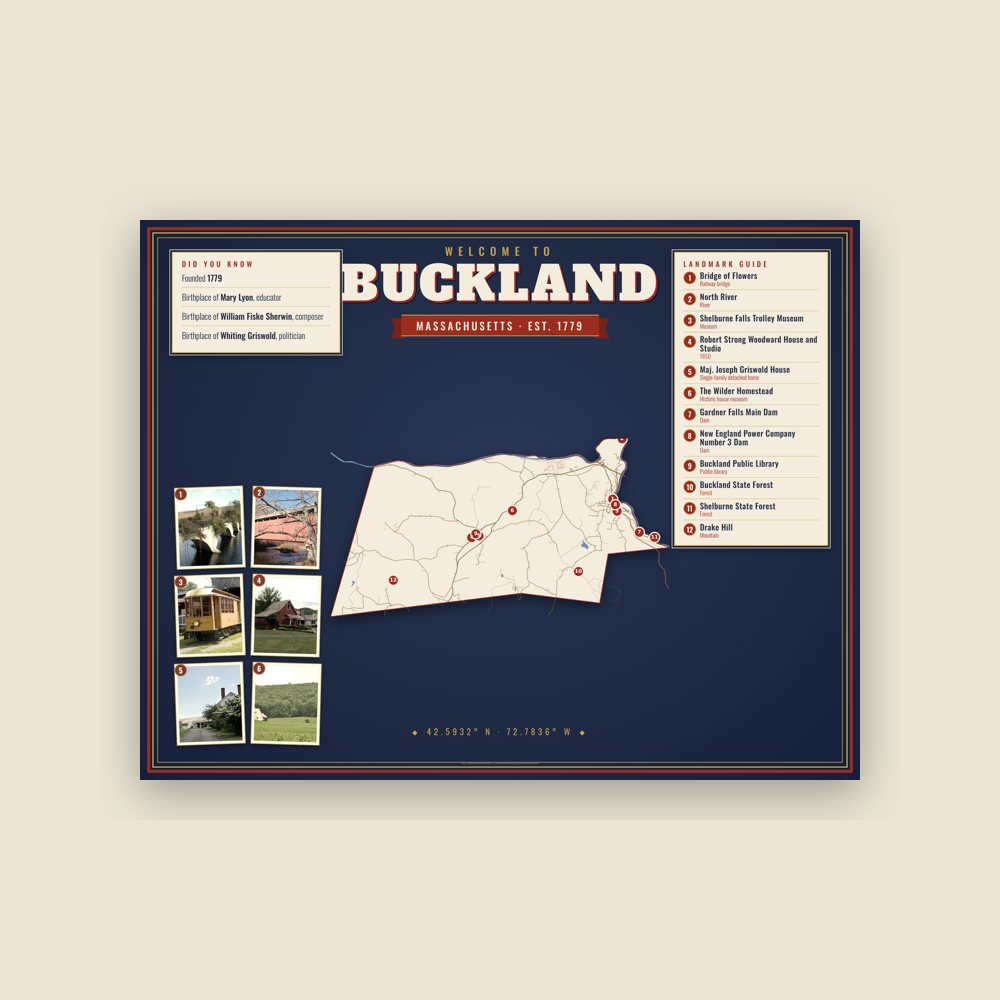 Buckland Map Placemat