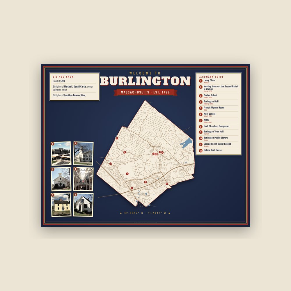 Burlington Map Placemat