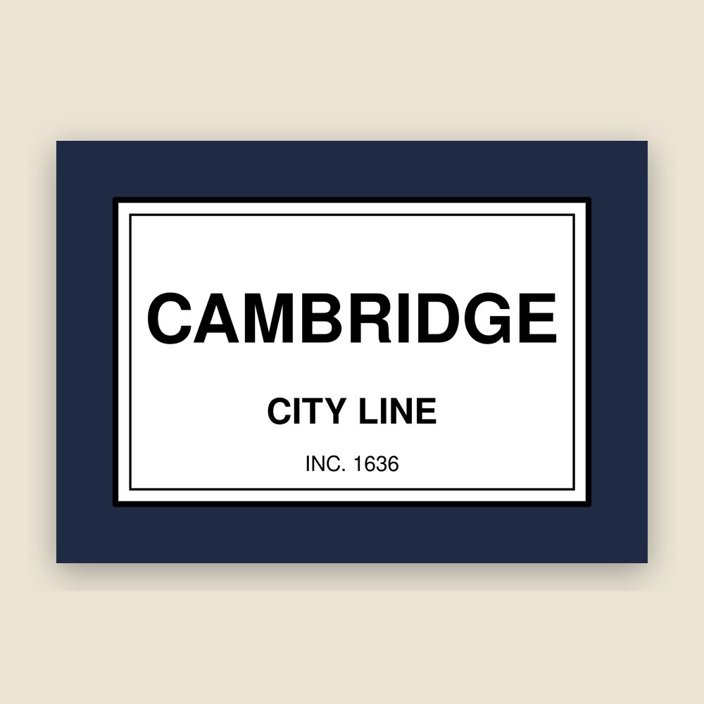 Cambridge Town Line Mug