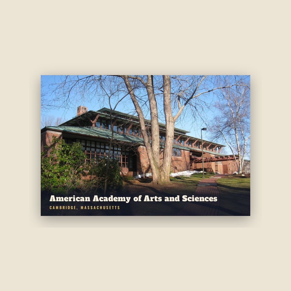 Cambridge American Academy of Arts and Sciences Postcard
