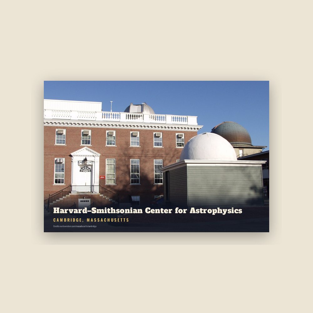 Cambridge Harvard–Smithsonian Center for Astrophysics Postcard