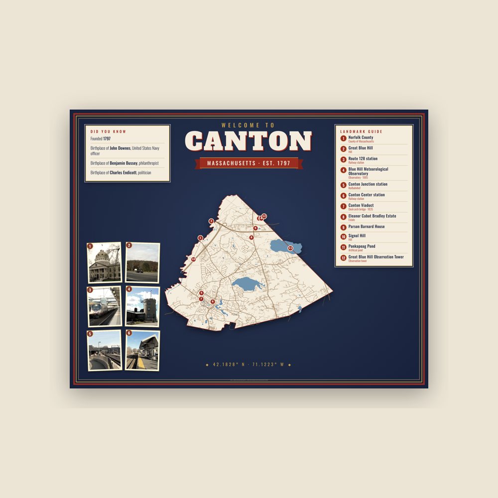 Canton Map Placemat