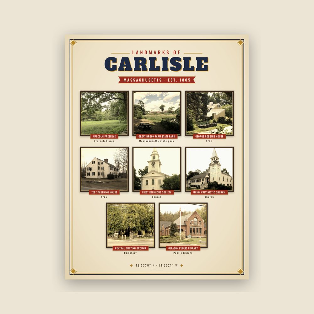 Carlisle Landmarks Photo Poster