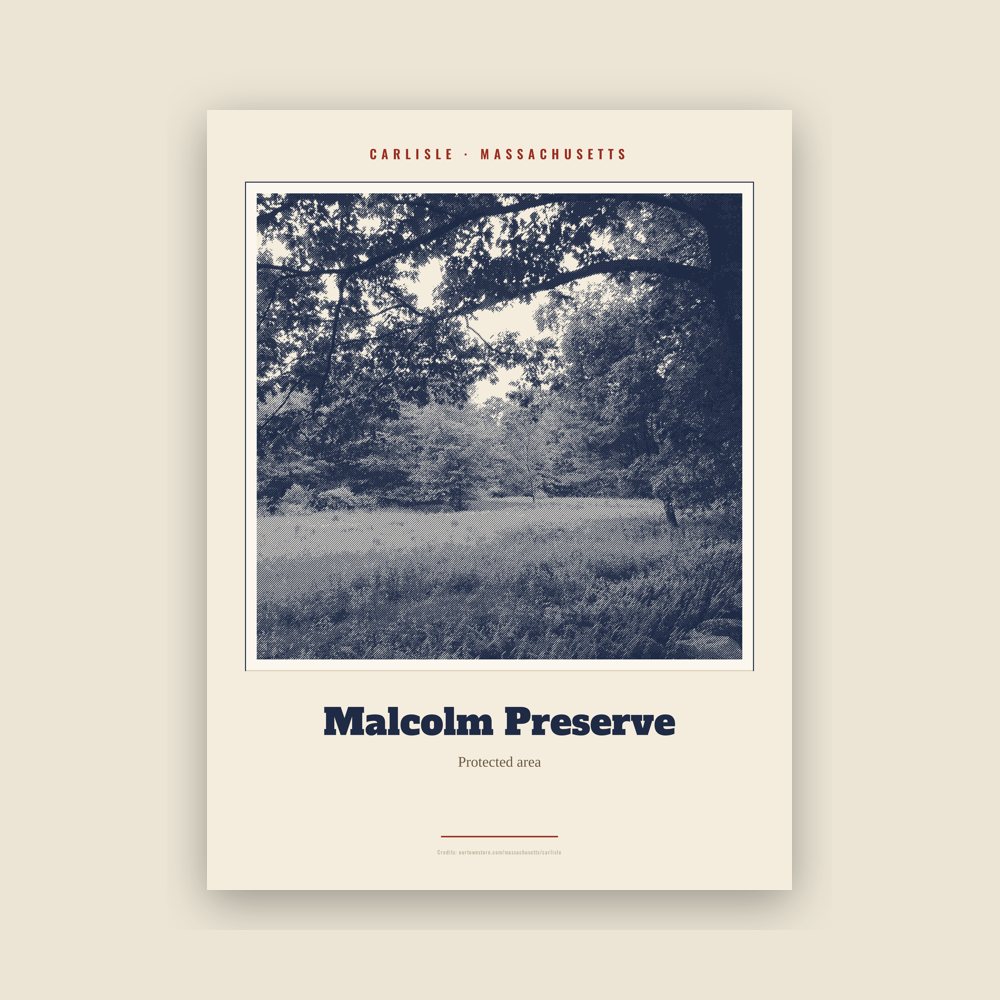 Carlisle Malcolm Preserve Landmark Print