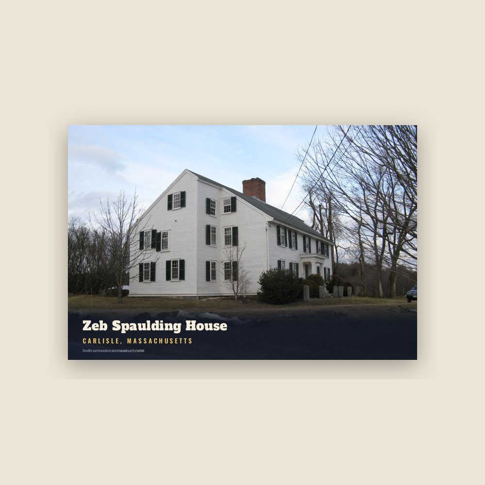 Carlisle Zeb Spaulding House Postcard