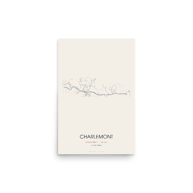 Charlemont Street Map Poster · Linen
