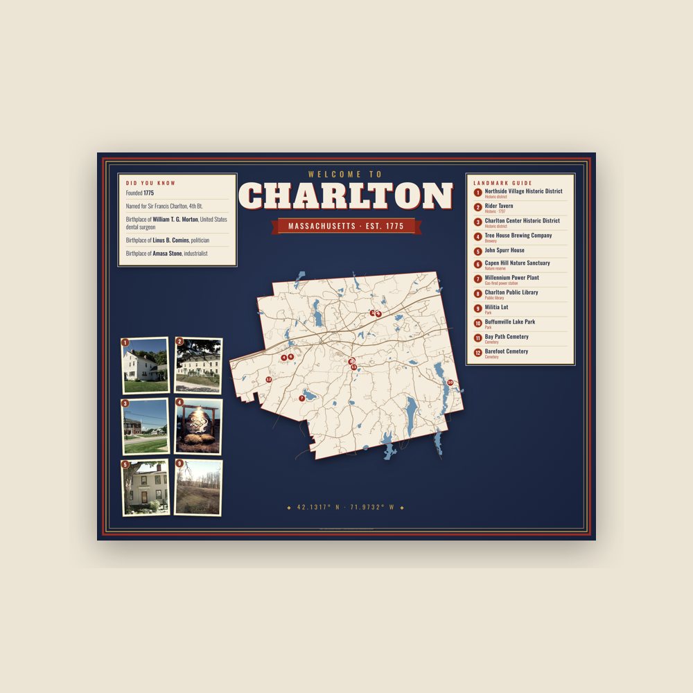 Charlton Map Placemat
