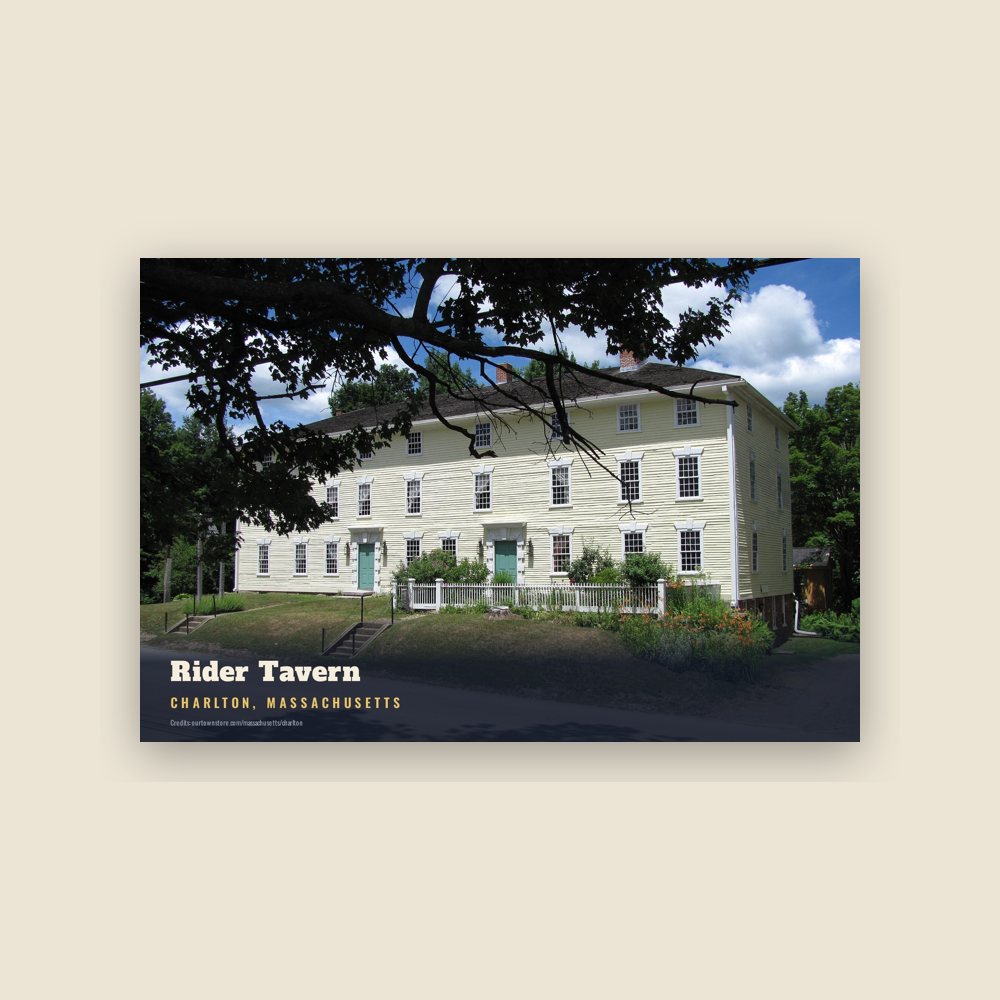 Charlton Rider Tavern Postcard