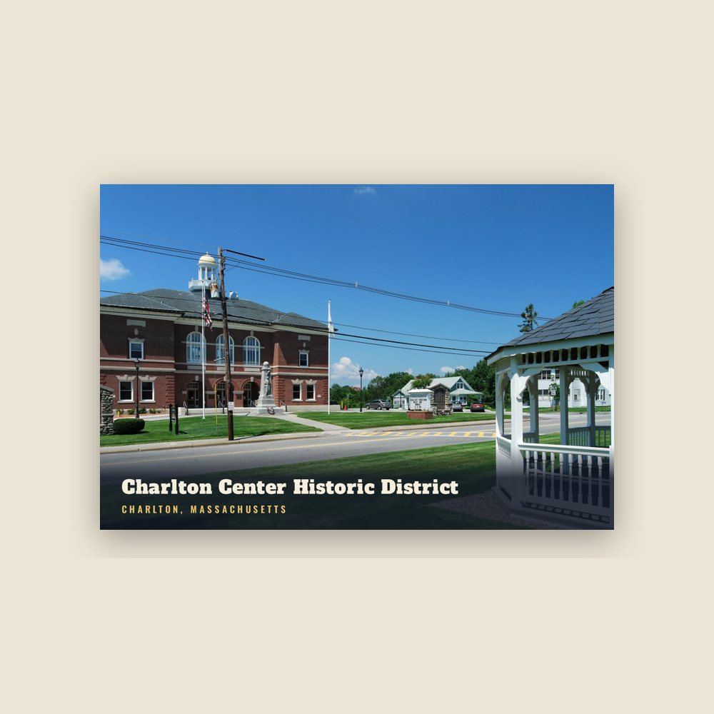 Charlton Charlton Center Historic District Postcard