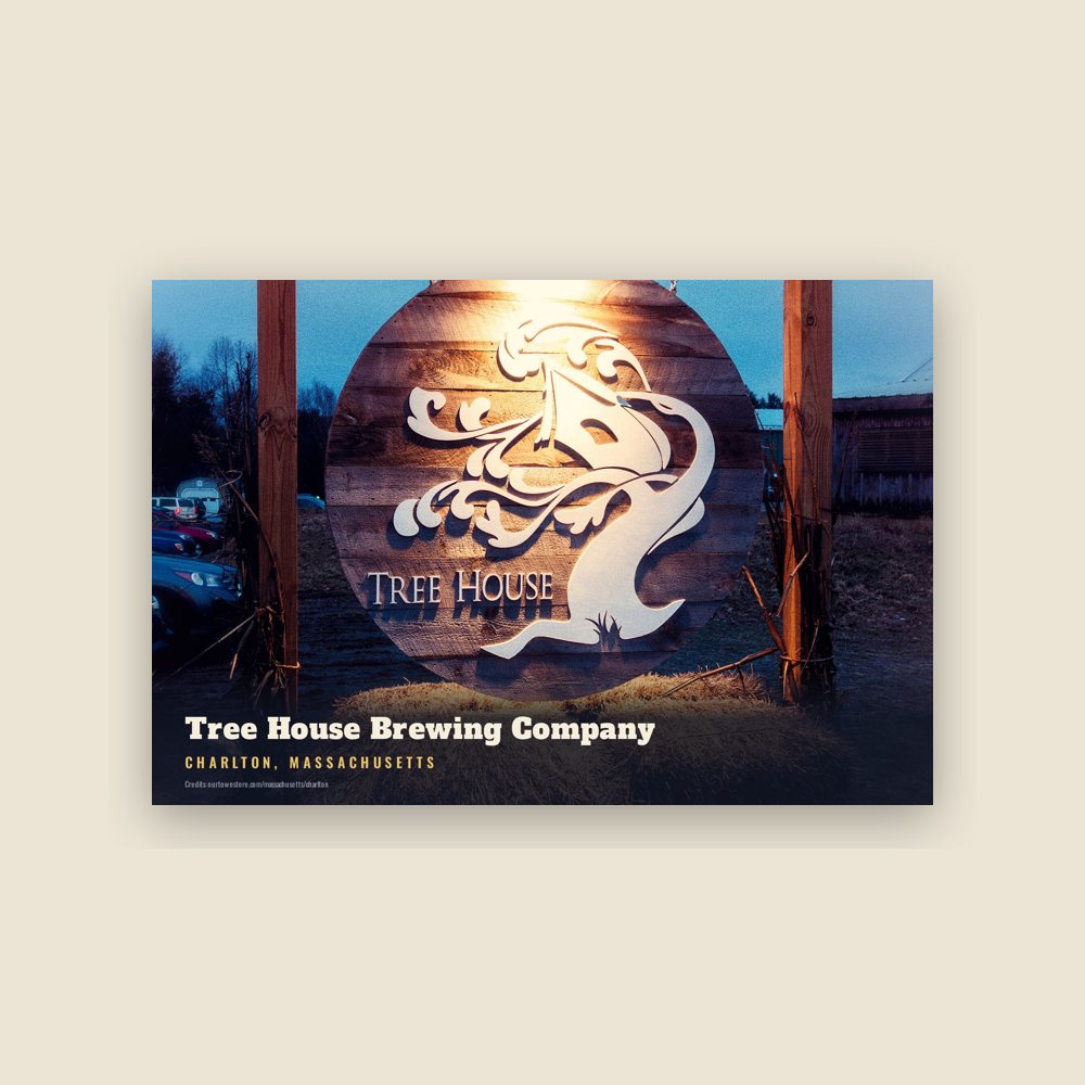 Charlton Tree House Brewing Company Postcard