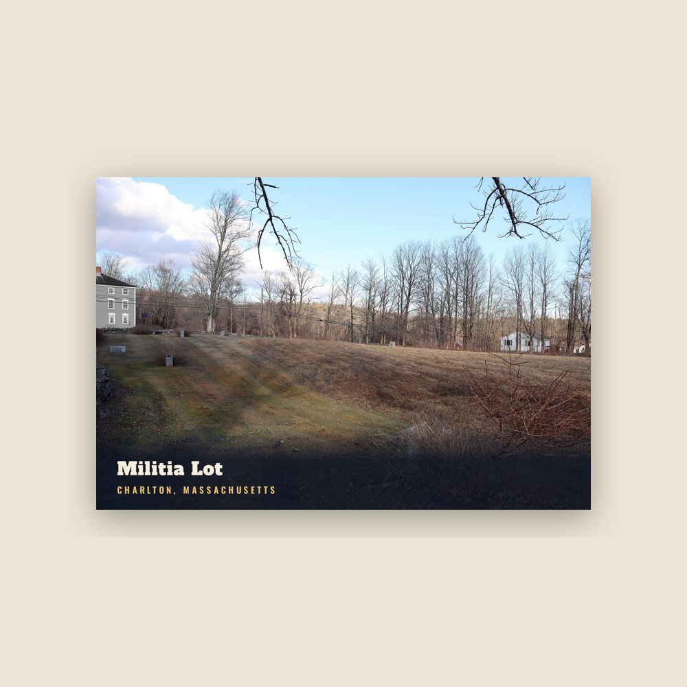 Charlton Militia Lot Postcard