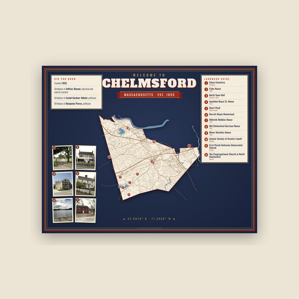 Chelmsford Map Placemat