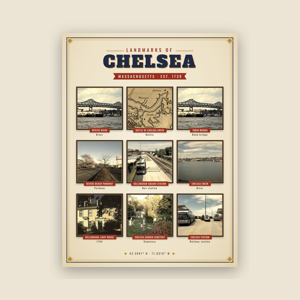 Chelsea Landmarks Photo Poster