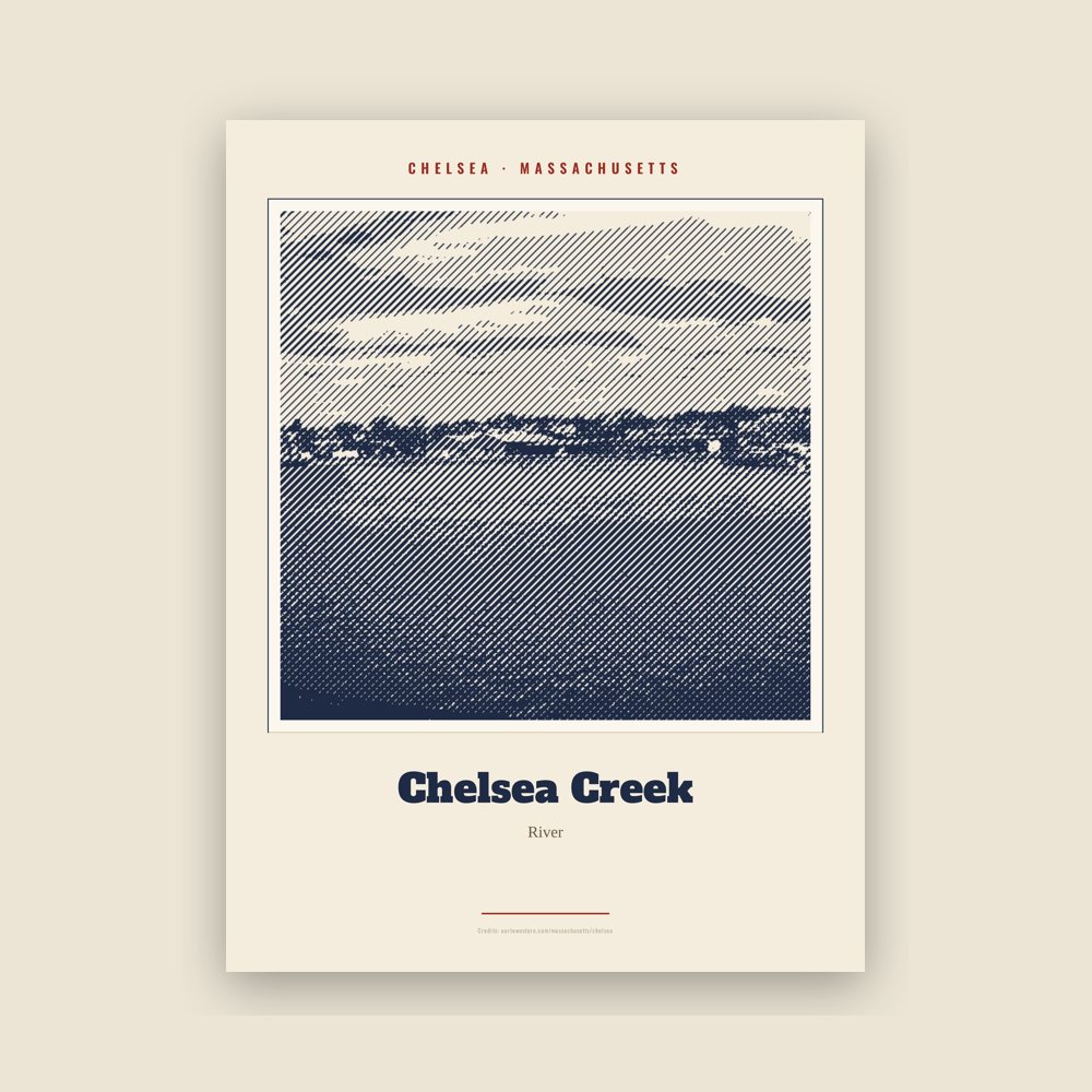Chelsea Chelsea Creek Landmark Print