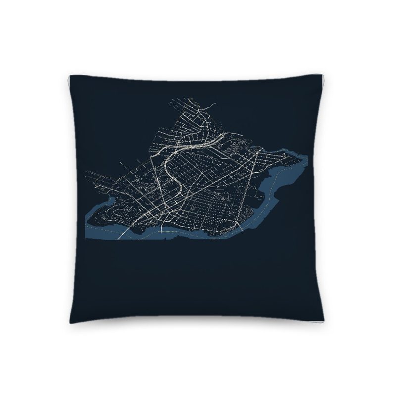 Chelsea Map Throw Pillow