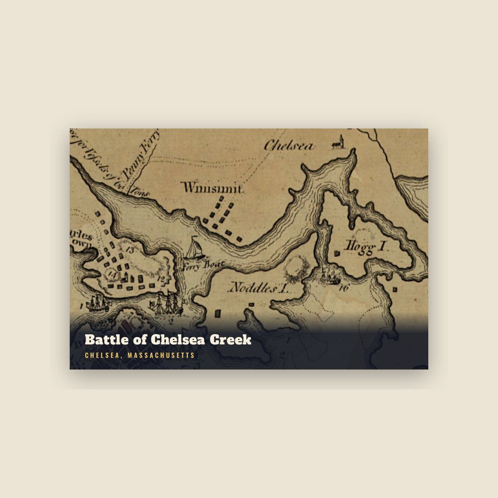 Chelsea Battle of Chelsea Creek Postcard