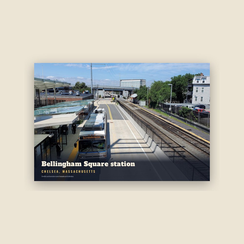 Chelsea Bellingham Square station Postcard