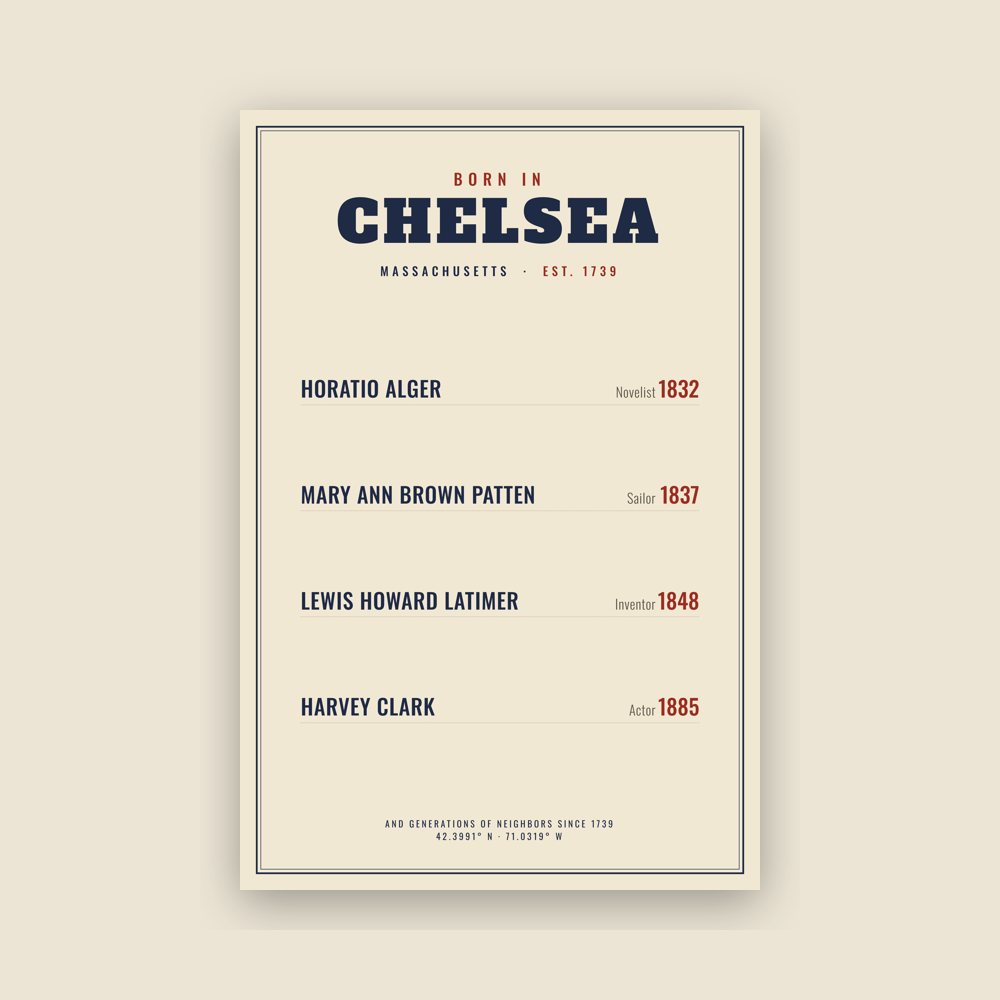Chelsea “Born In” Poster
